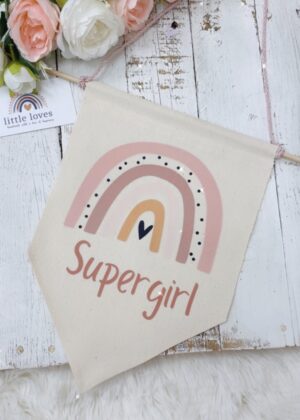 Διακοσμητικό τοίχου - Banner Super Girl για παιδικό δωμάτιο